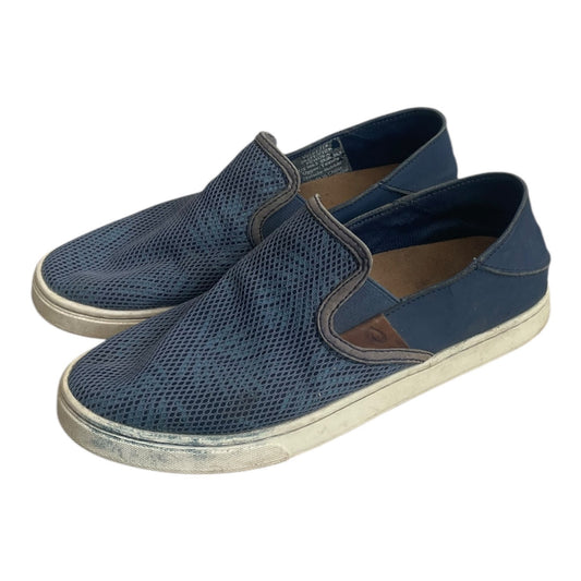 OluKai Blue Mesh Espadrilles