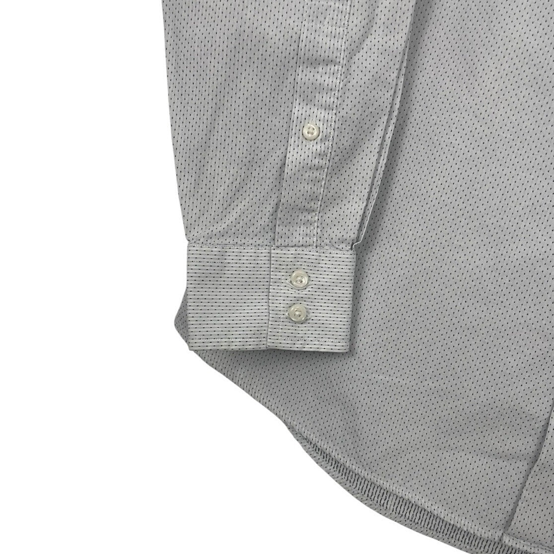 Ben Sherman Mens Tailored Slim Fit Polka Dot Long Sleeve Button Down