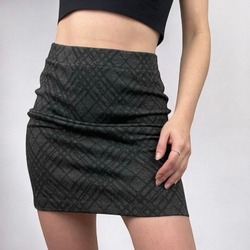 LOFT Outlet Grey Soft Pencil Mini Skirt
