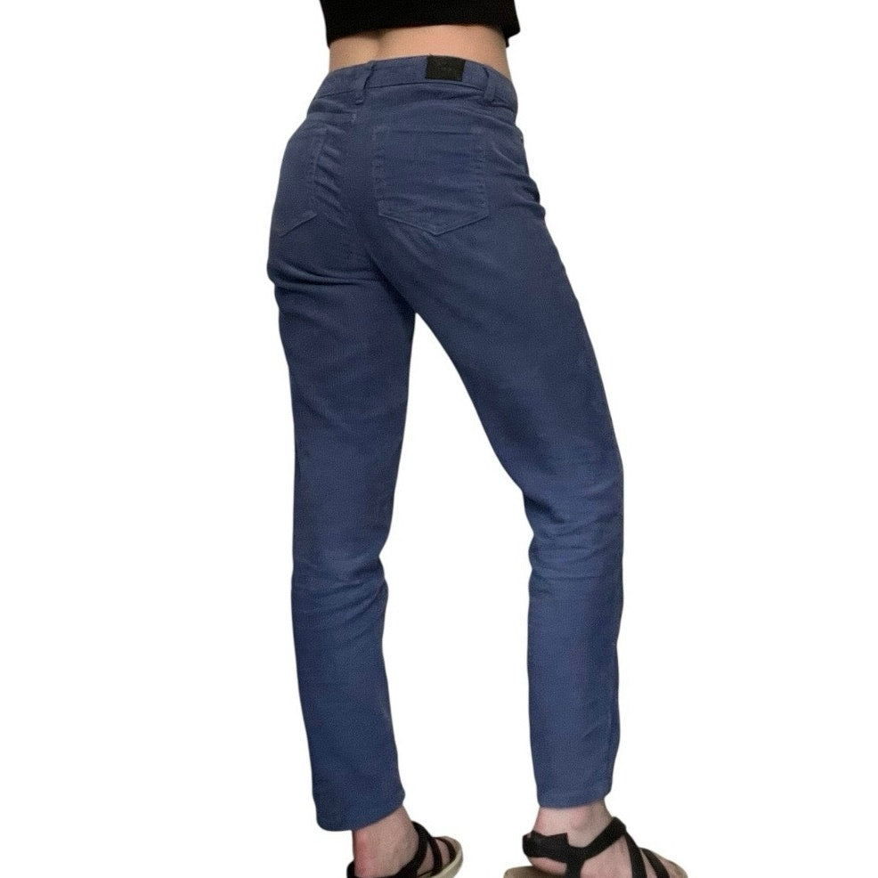 BDG Blue Corduroy Mom High-Rise Pants