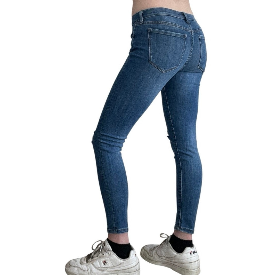 Banana Republic Distressed Skinny Ankle Jeans