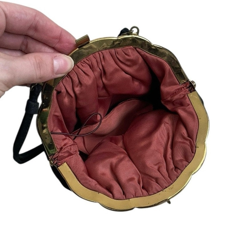 Vintage Black & Gold Coin Purse