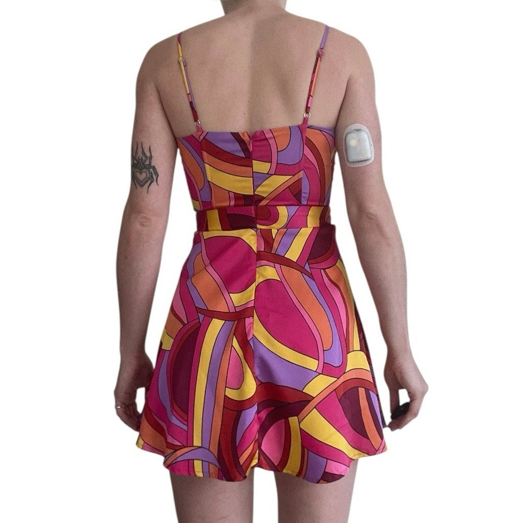 Forever 21 Vibrant Colorful Mini Dress