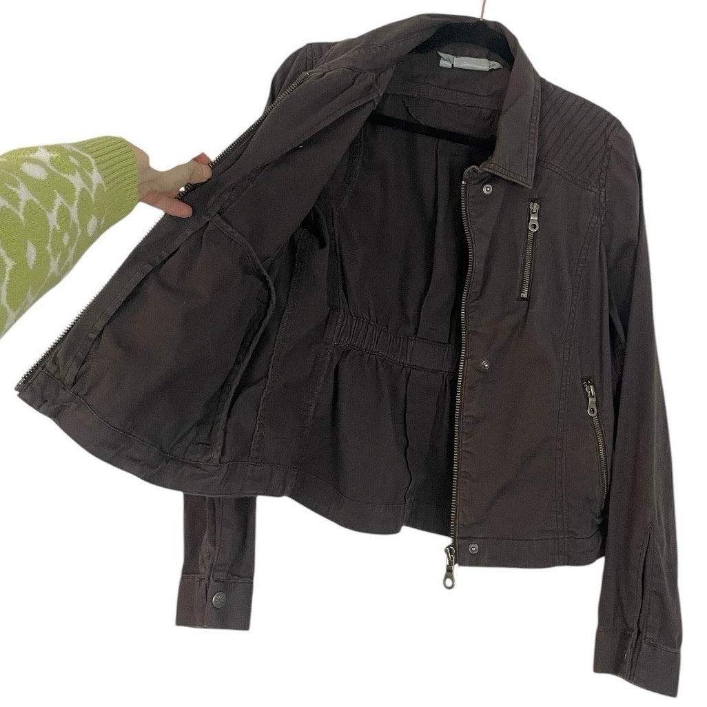 Athleta Brown Zip Up Jacket