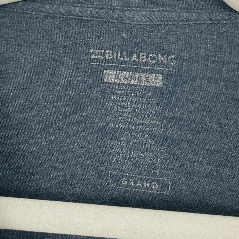 Billabong Mens Grand Grey Since Seventy Three Graphic Tee