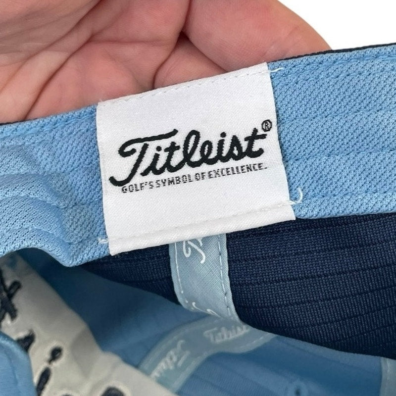 Titleist Blue Color Block Strapback Golf Hat