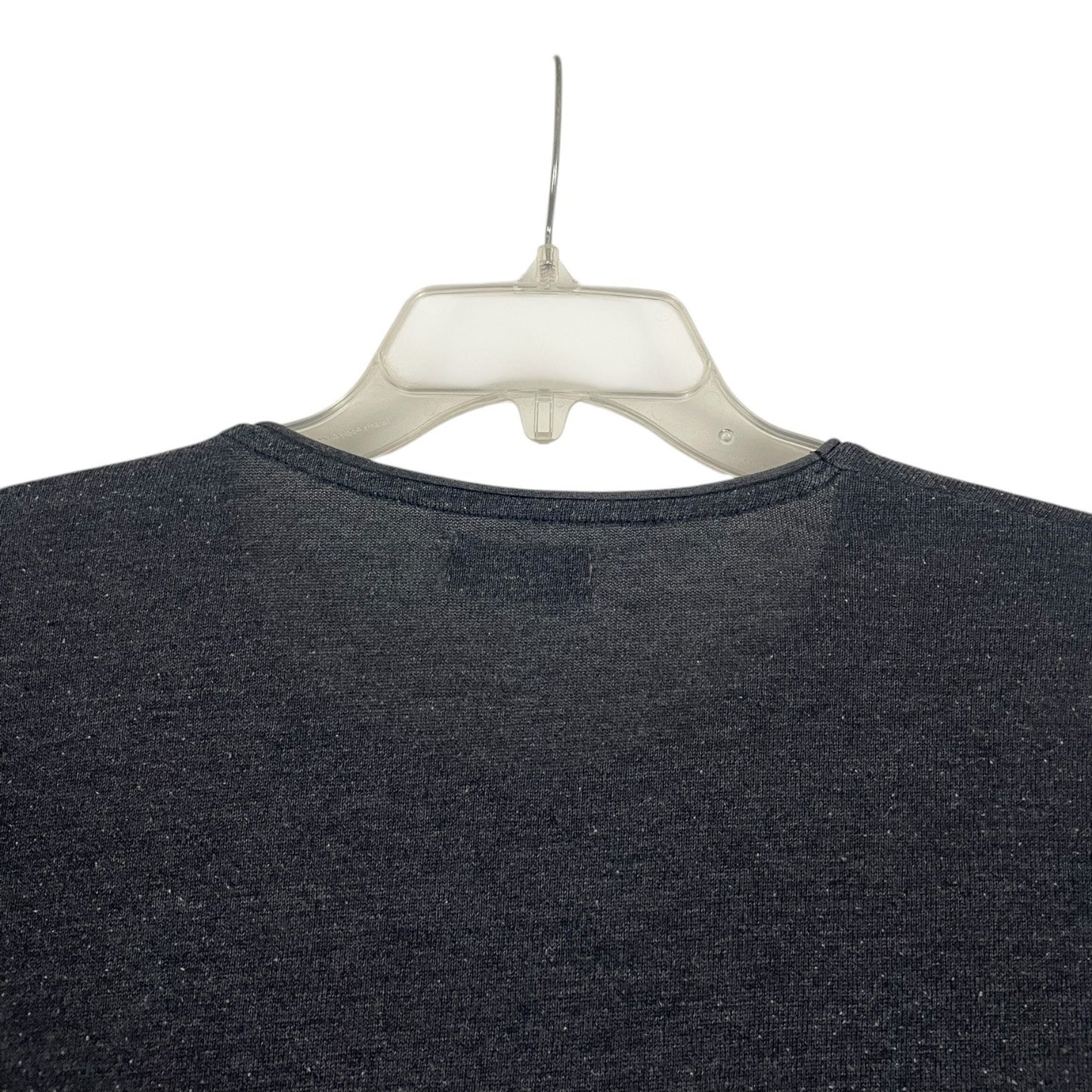 Zara Man Mens Dark Navy Blue Grey Soft Short Sleeve Tee