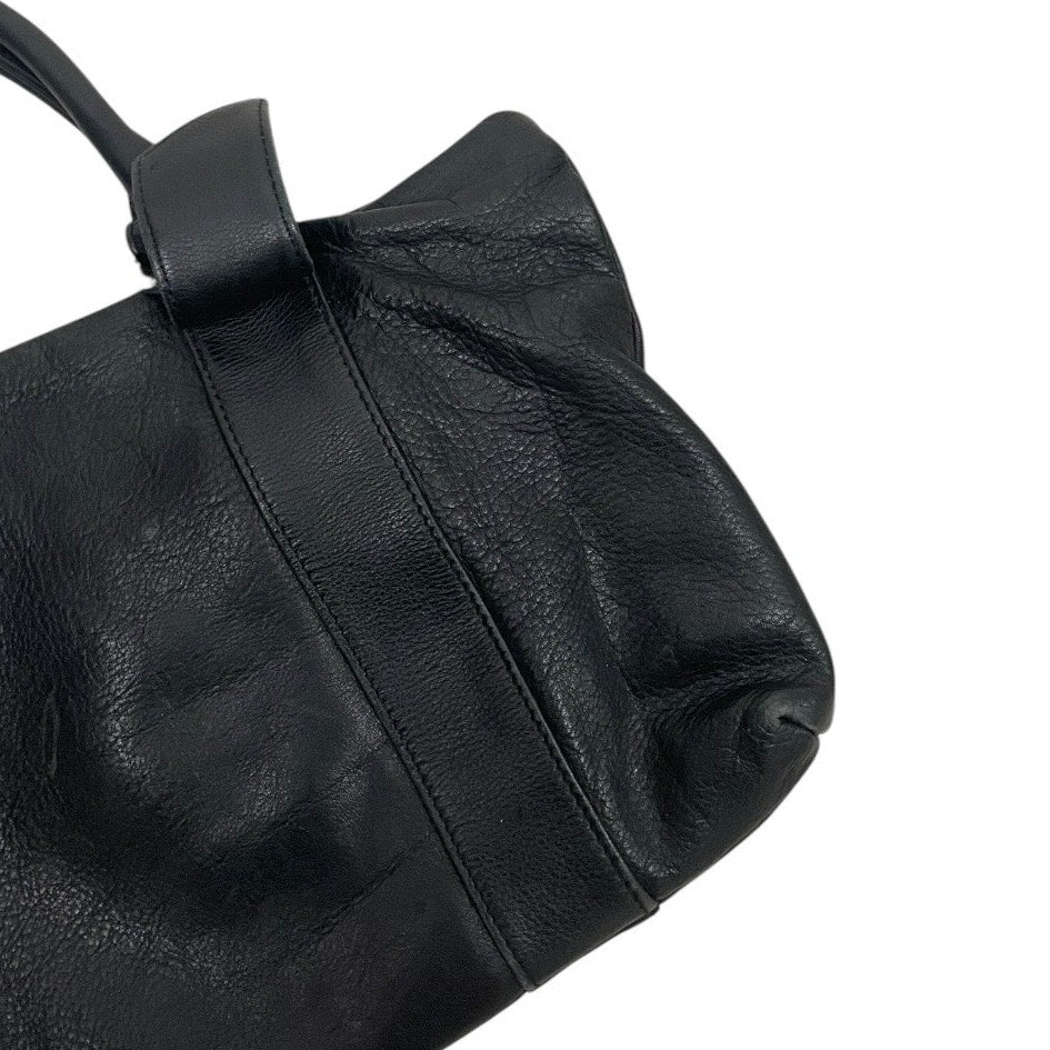 Express Design Studio Black Leather Shoulder Purse Bag