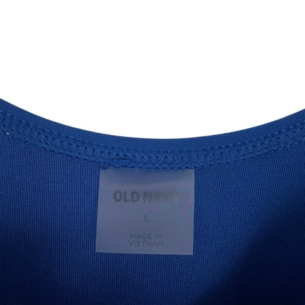 NWT Old Navy Blue Padded One Piece Swimsuit