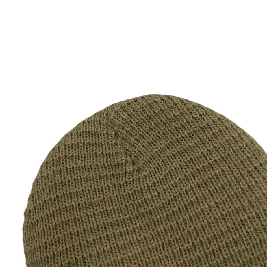 Gigi Pip Beige Waffle Knit Beanie Hat
