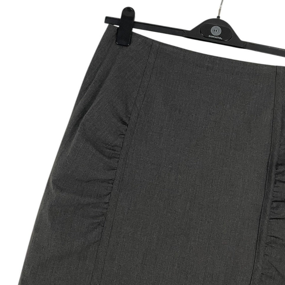 Doncaster Grey Ruched Skirt