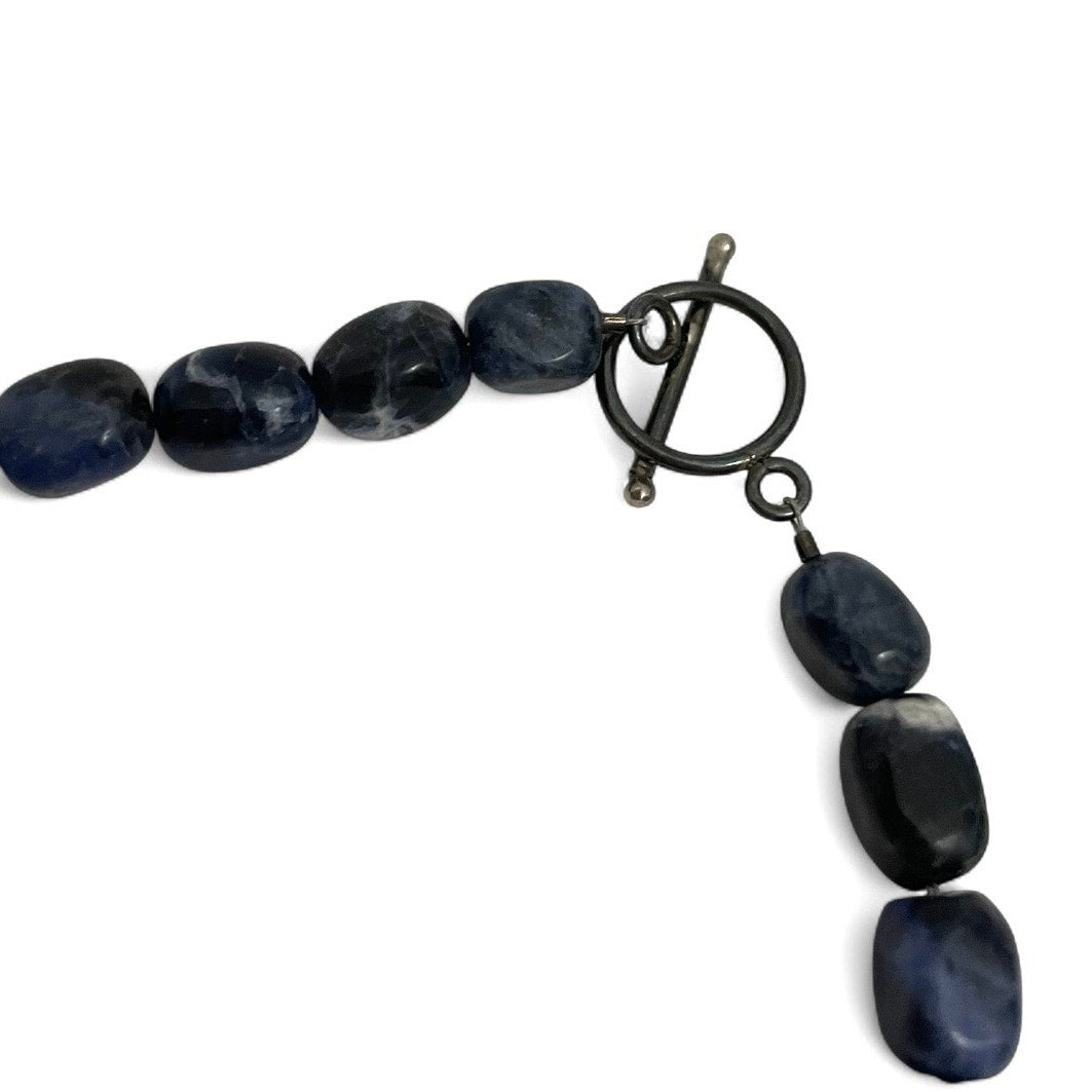 Blue Stone Beaded Necklace