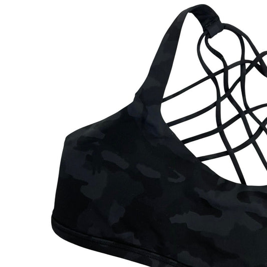 Lululemon Athletica Camouflage Strappy Back Active Sports Bra