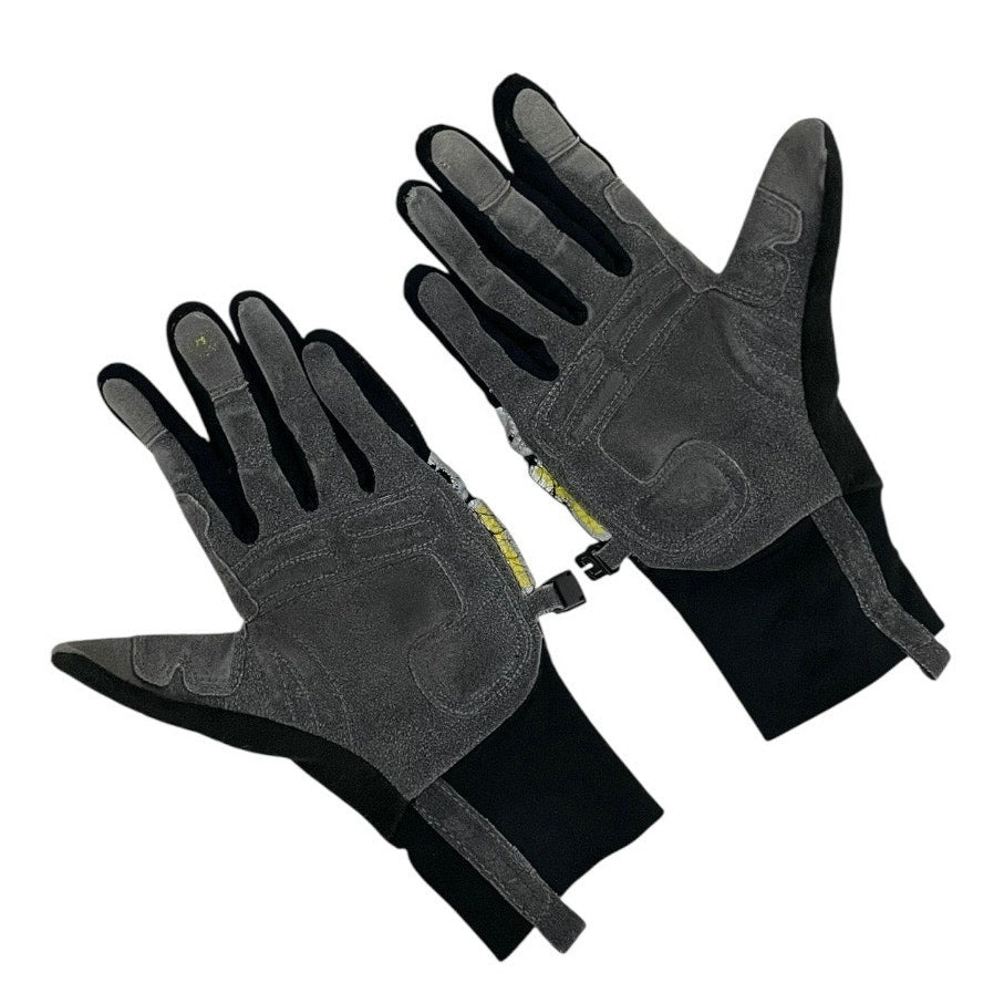 Novara Women's Grey & Black Gloves Medium