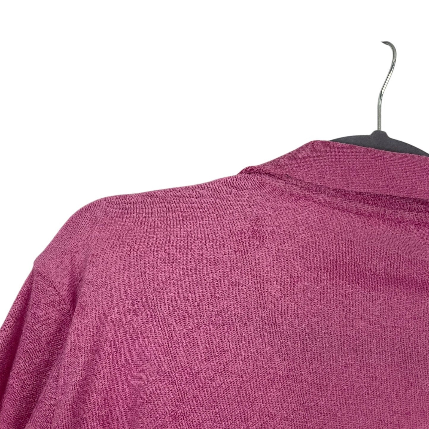 Barbie Mattel Pink Short Sleeve Button Down Collared Top