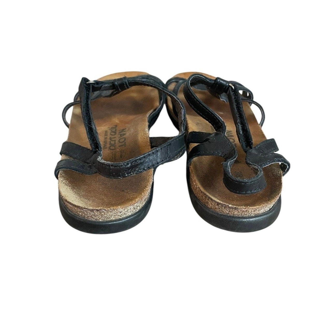 Naot Black Strappy Boho Sandals