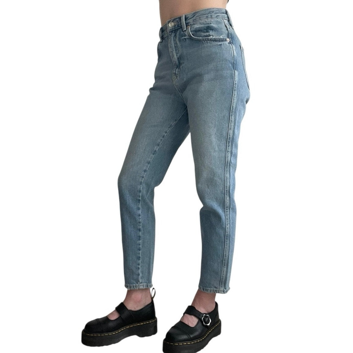 We The Free High Rise Straight Leg Jeans