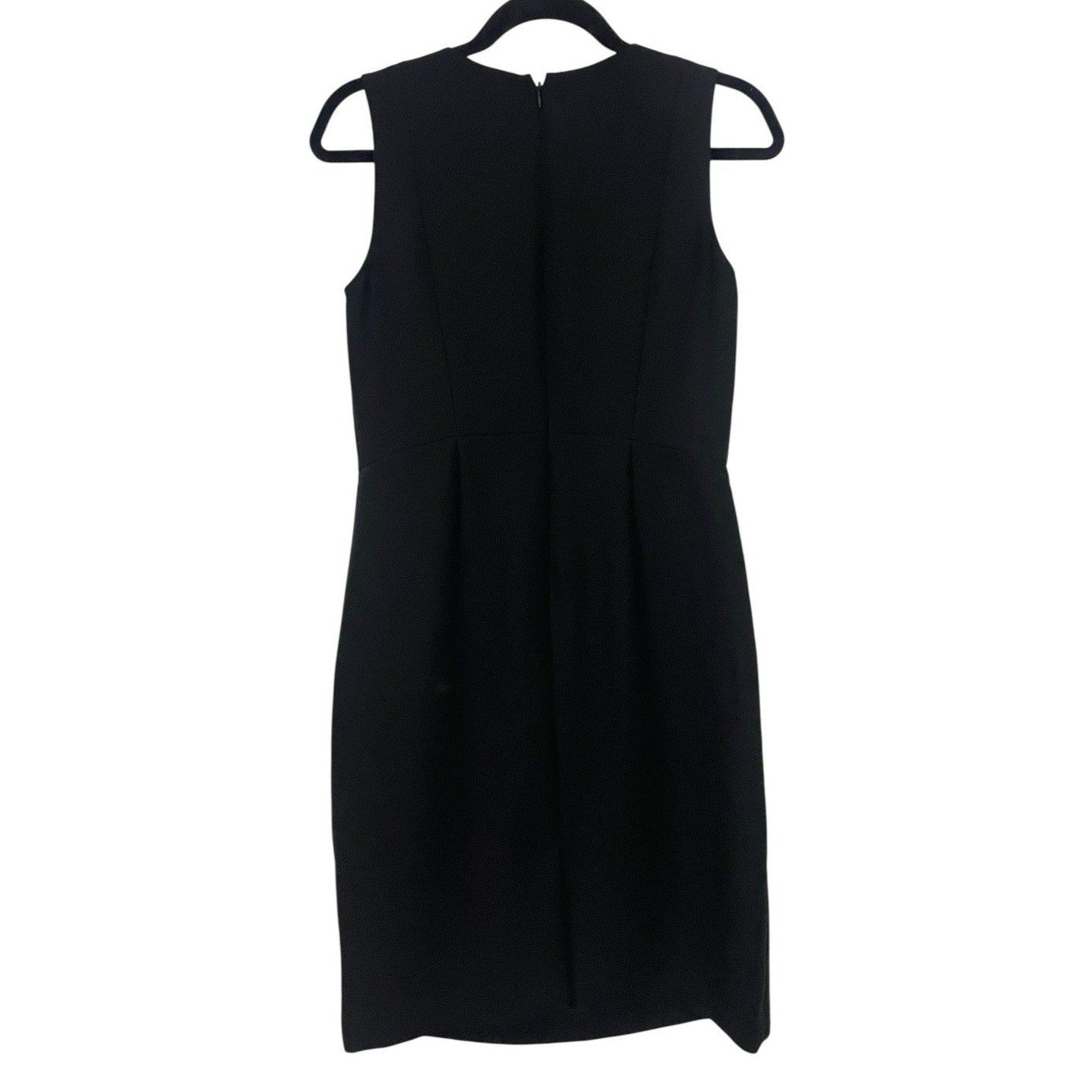 Talbots Petites Black A-Line V-Neck Dress