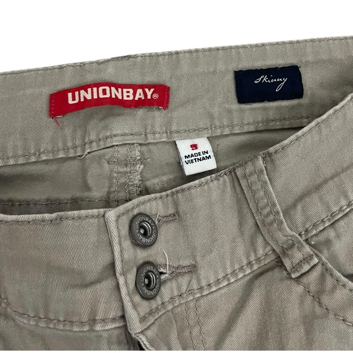 Union Bay Beige Low Rise Skinny Jeans