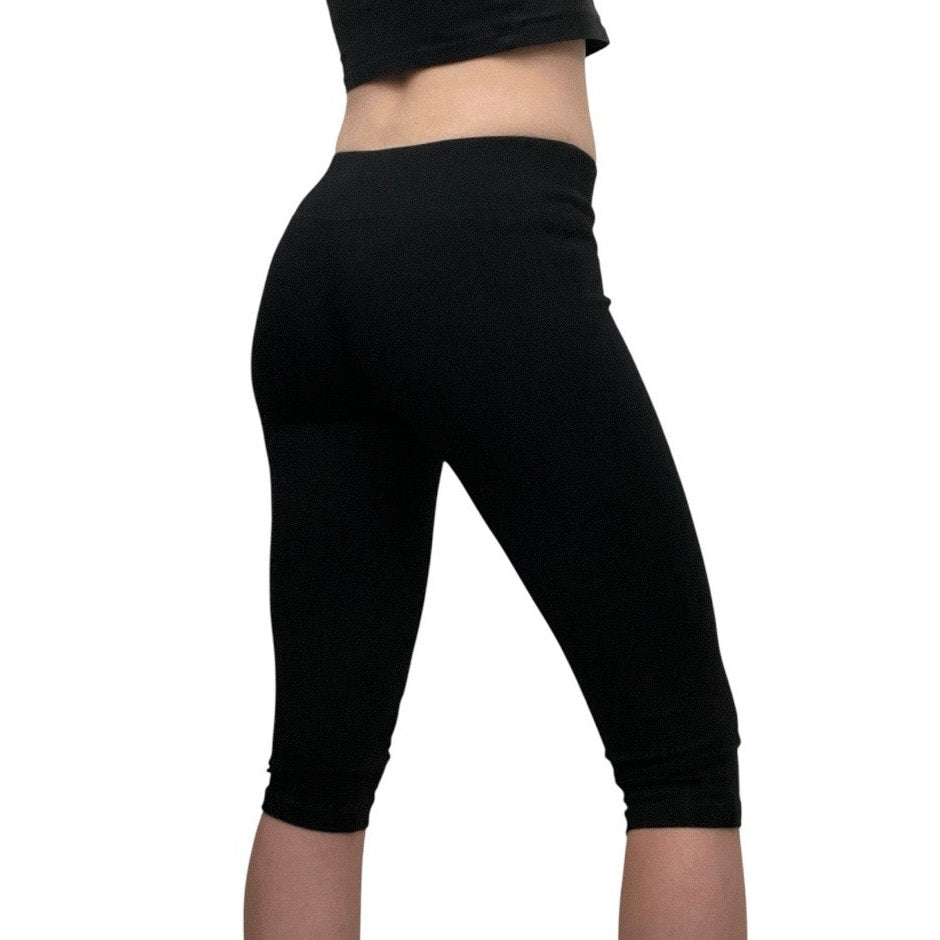 INC International Concepts Petite Black Capris Cropped Leggings