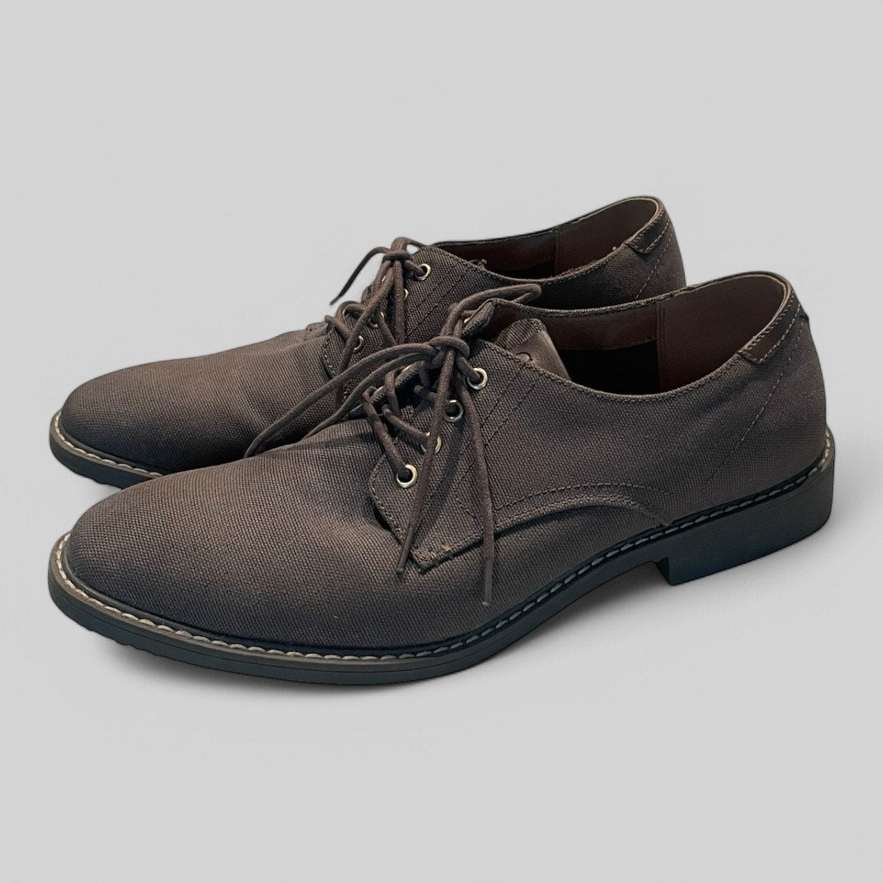Guess Mens Brown Lace Up Dress Shoes