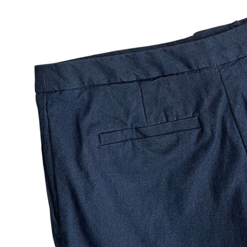 Mario Serrani Navy Blue Midi Shorts