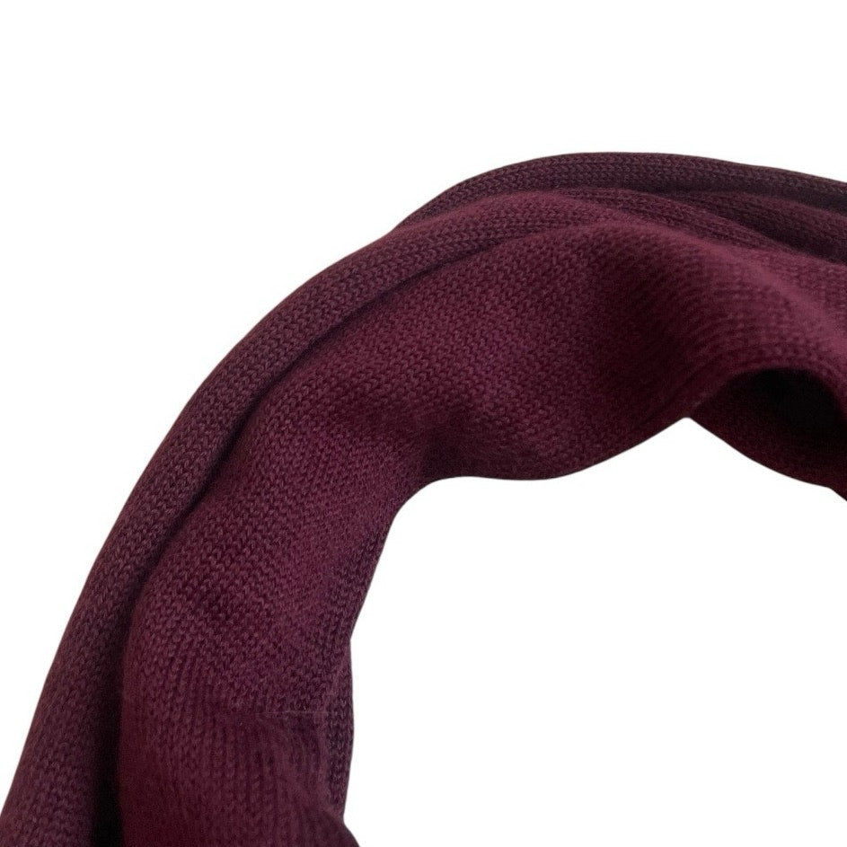 Minus33 Maroon Merino Wool Knit Scarf