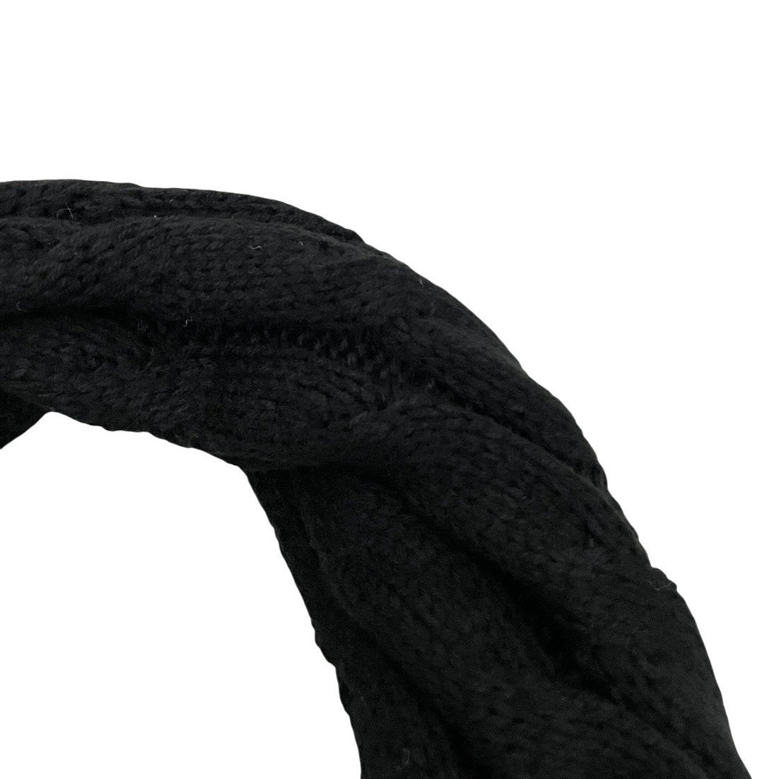 C.C Black Knit Infinity Scarf
