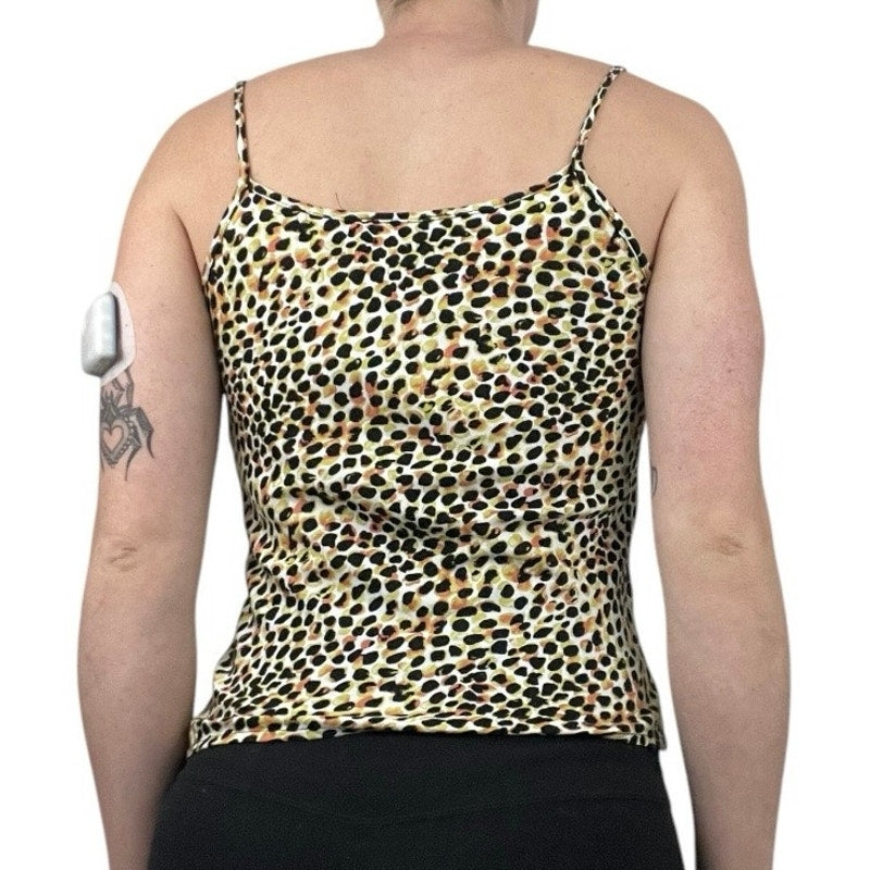 Final Touch Polka Dot Cowl Neck Tank Top