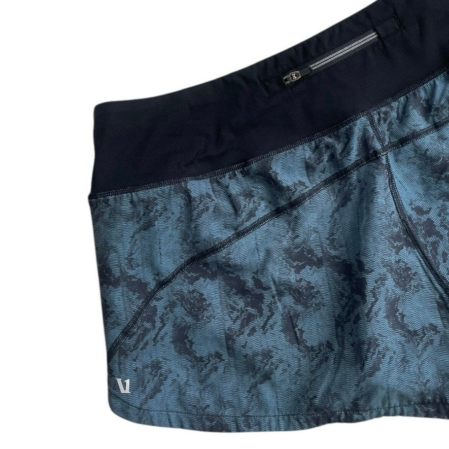 Vuori Blue Athletic Mini Shorts
