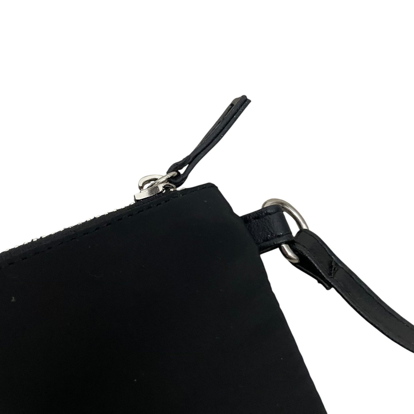 NWOT Steve Madden Black Zip Up Cliutch