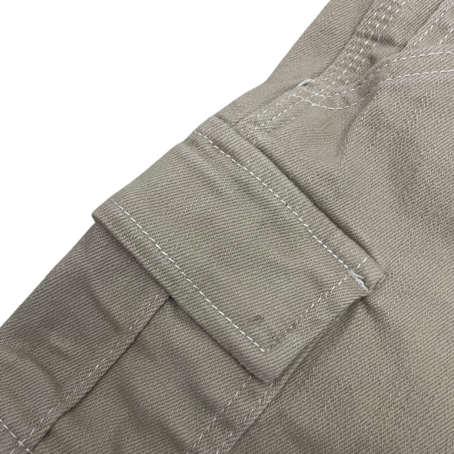 Dickies Denim Beige Cargo Mini Jean Shorts