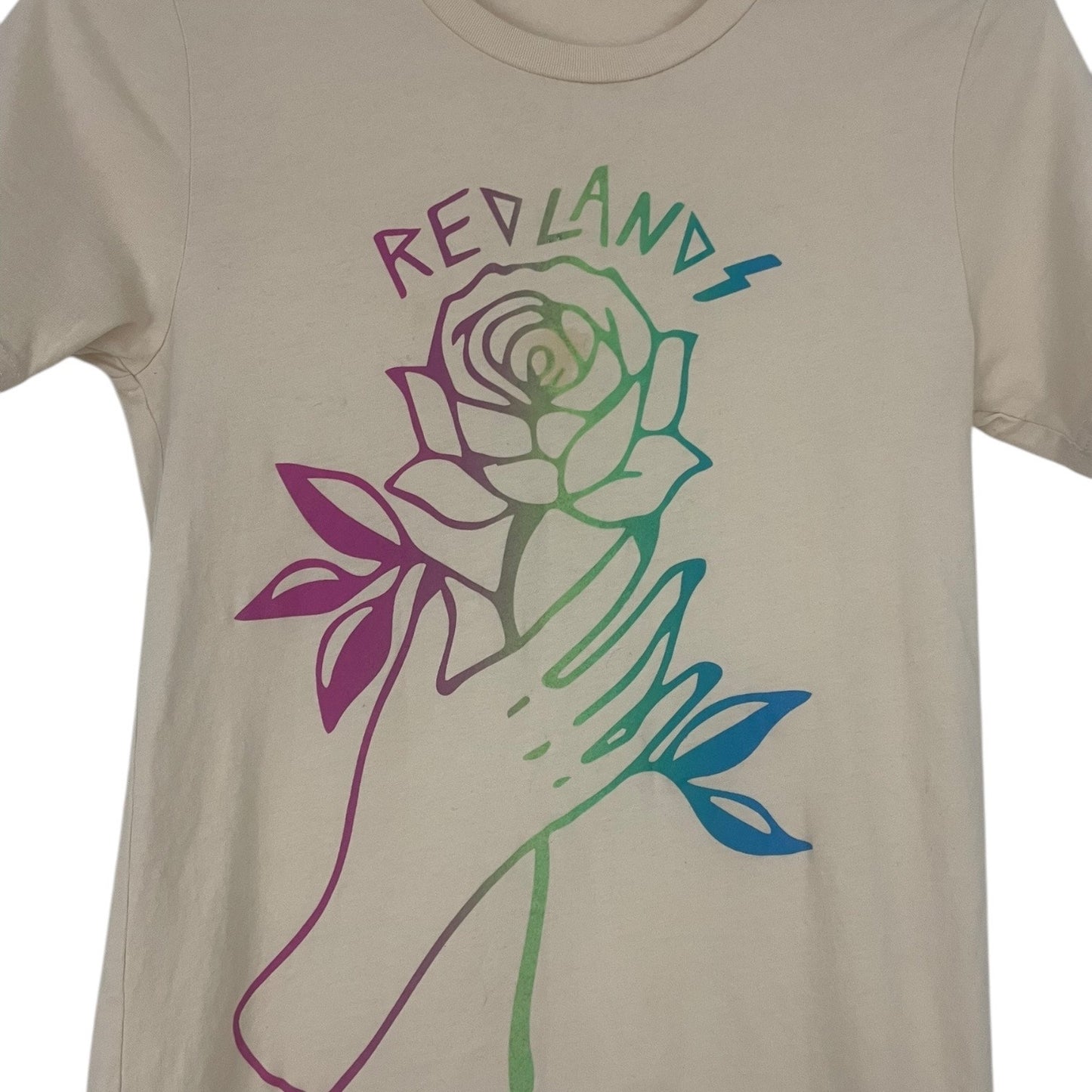 Bella + Canvas Soft Cream Redlands Rose Graphic Top
