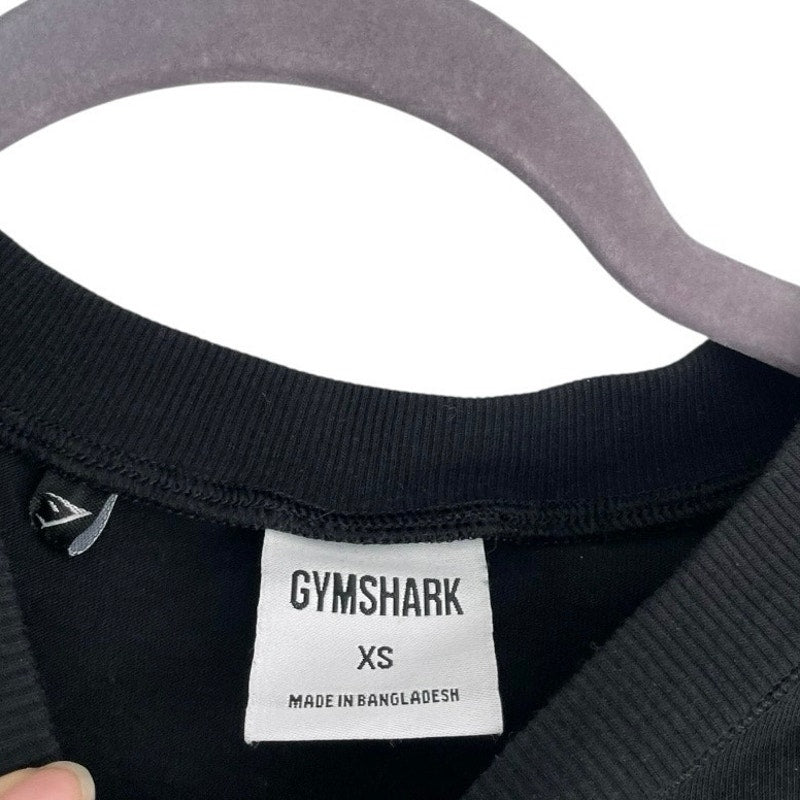 Gymshark Black Cropped Short Sleeve Top