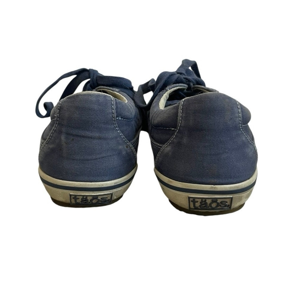Taos Blue Moc Star Lace Up Low Top Sneakers