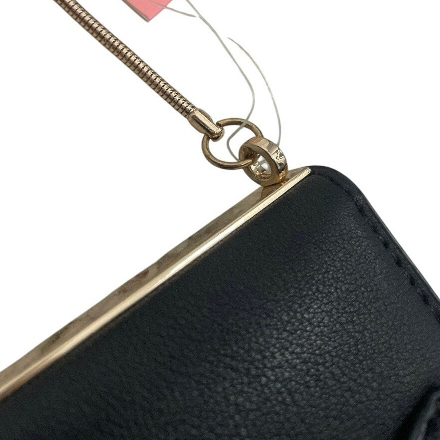 NWT Melie Bianco Ellie Black Leather Crossbody Purse