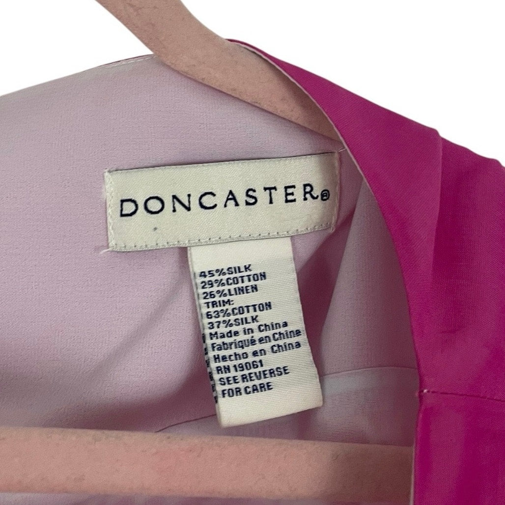 Doncaster Pink & White Patterned Mini Dress