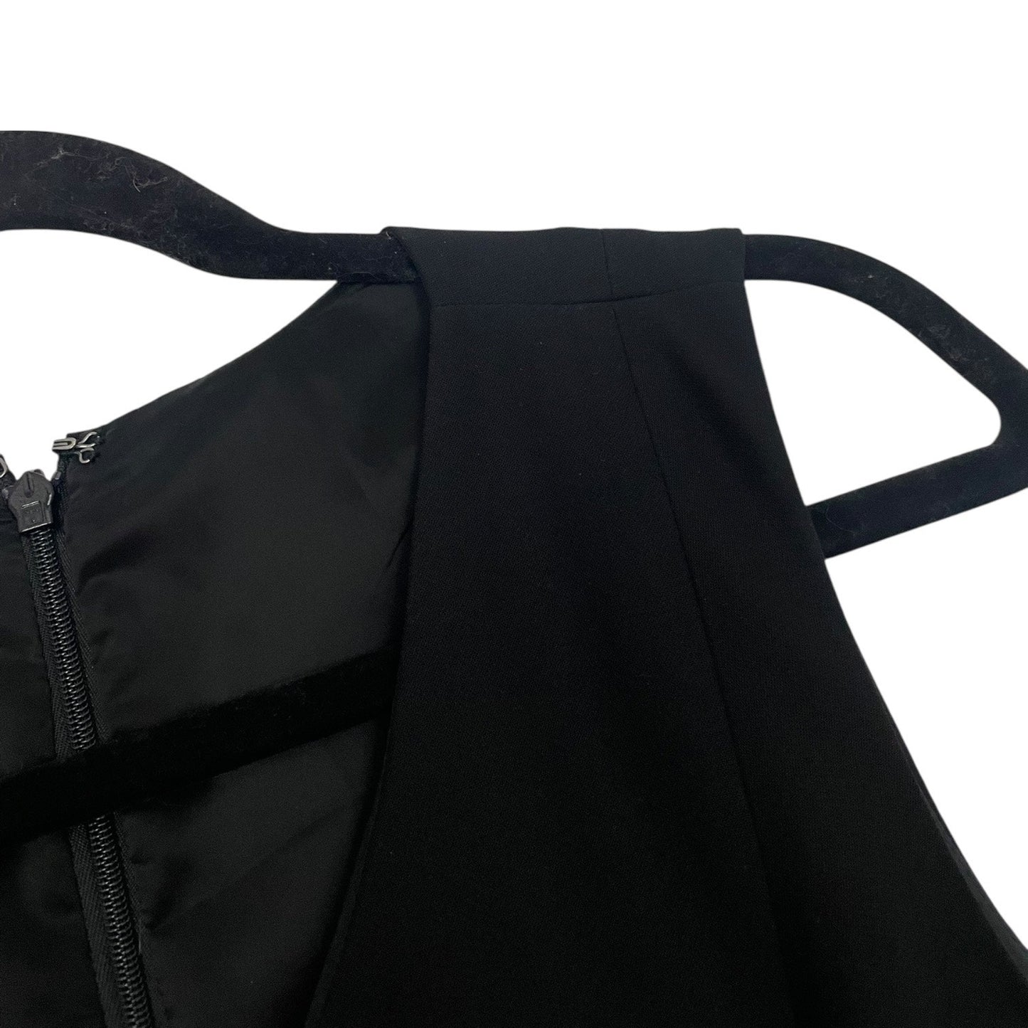 Talbots Petites Black A-Line V-Neck Dress
