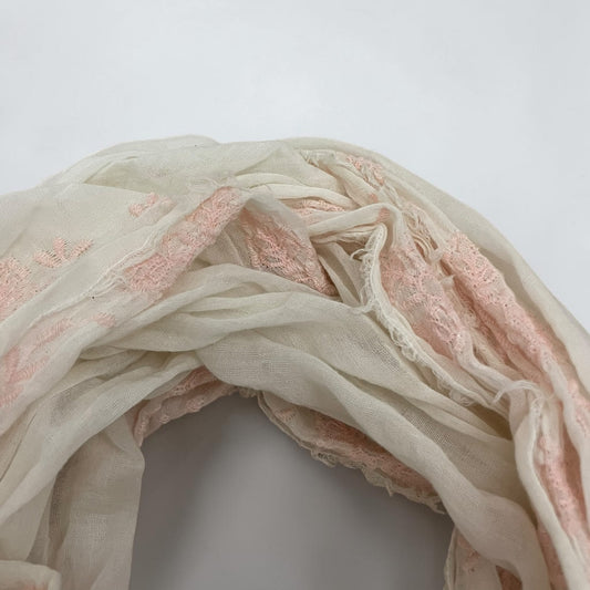 American Eagle Pink Embroidered Infinity Scarf