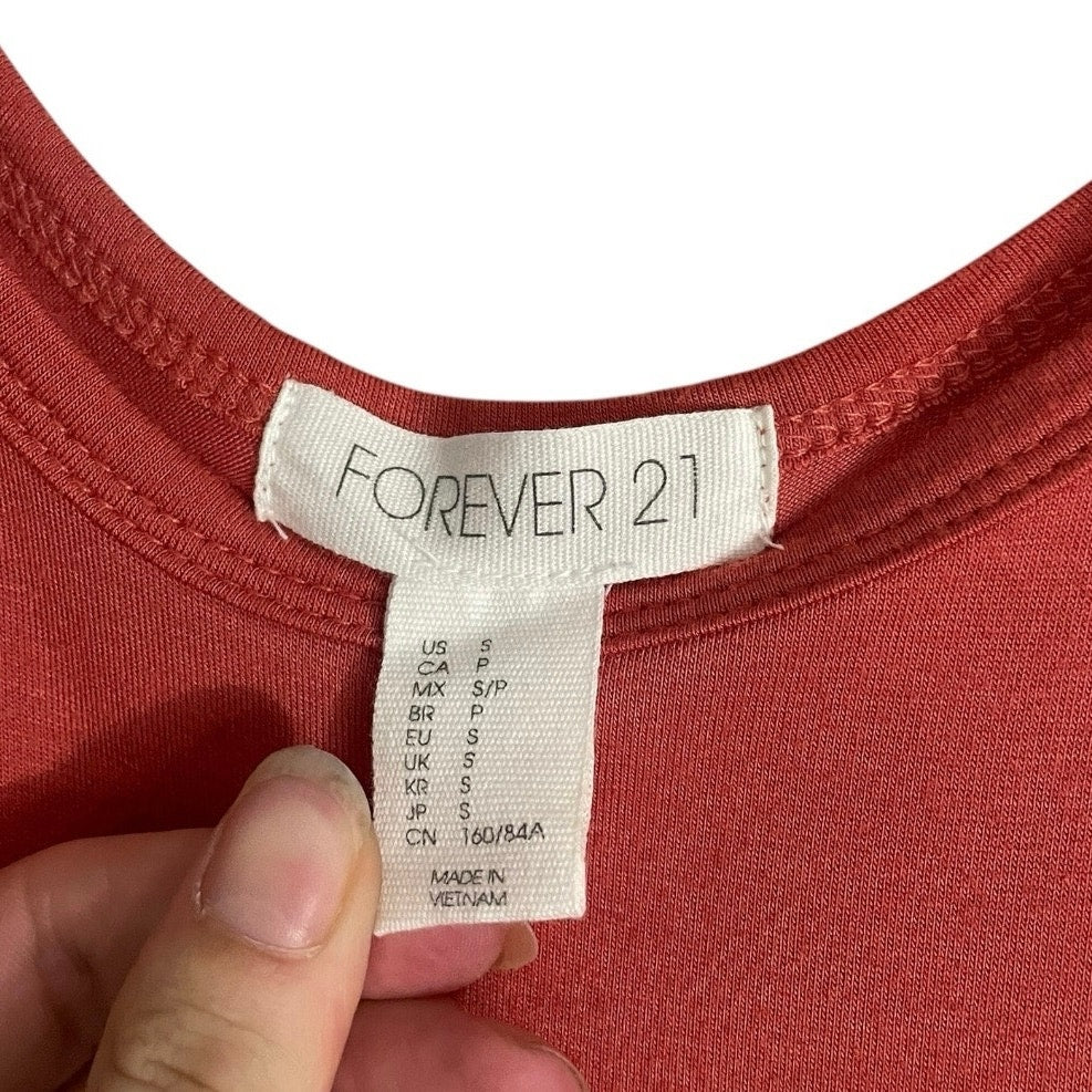 Forever 21 Soft Coral Orange Tank Top
