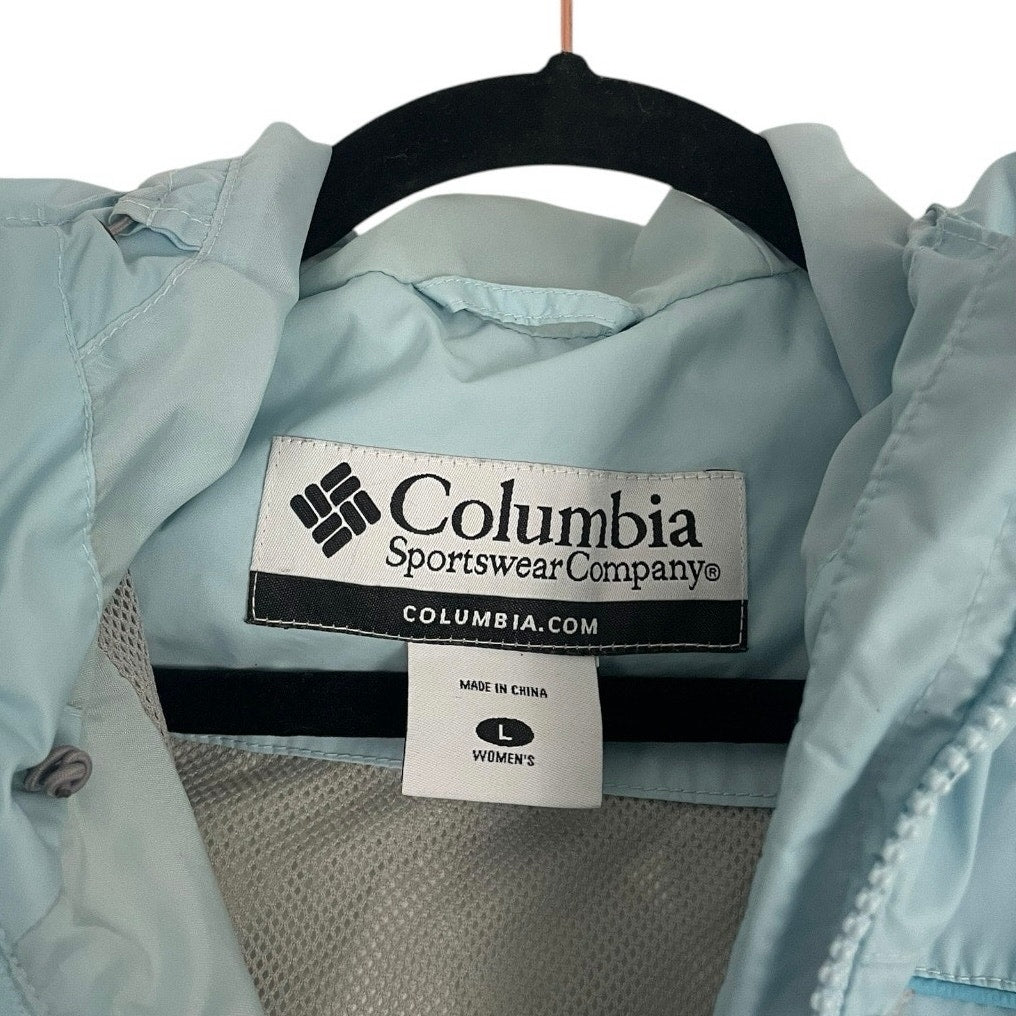 Columbia Blue Storm Dry Zip Up Hooded Winter Coat