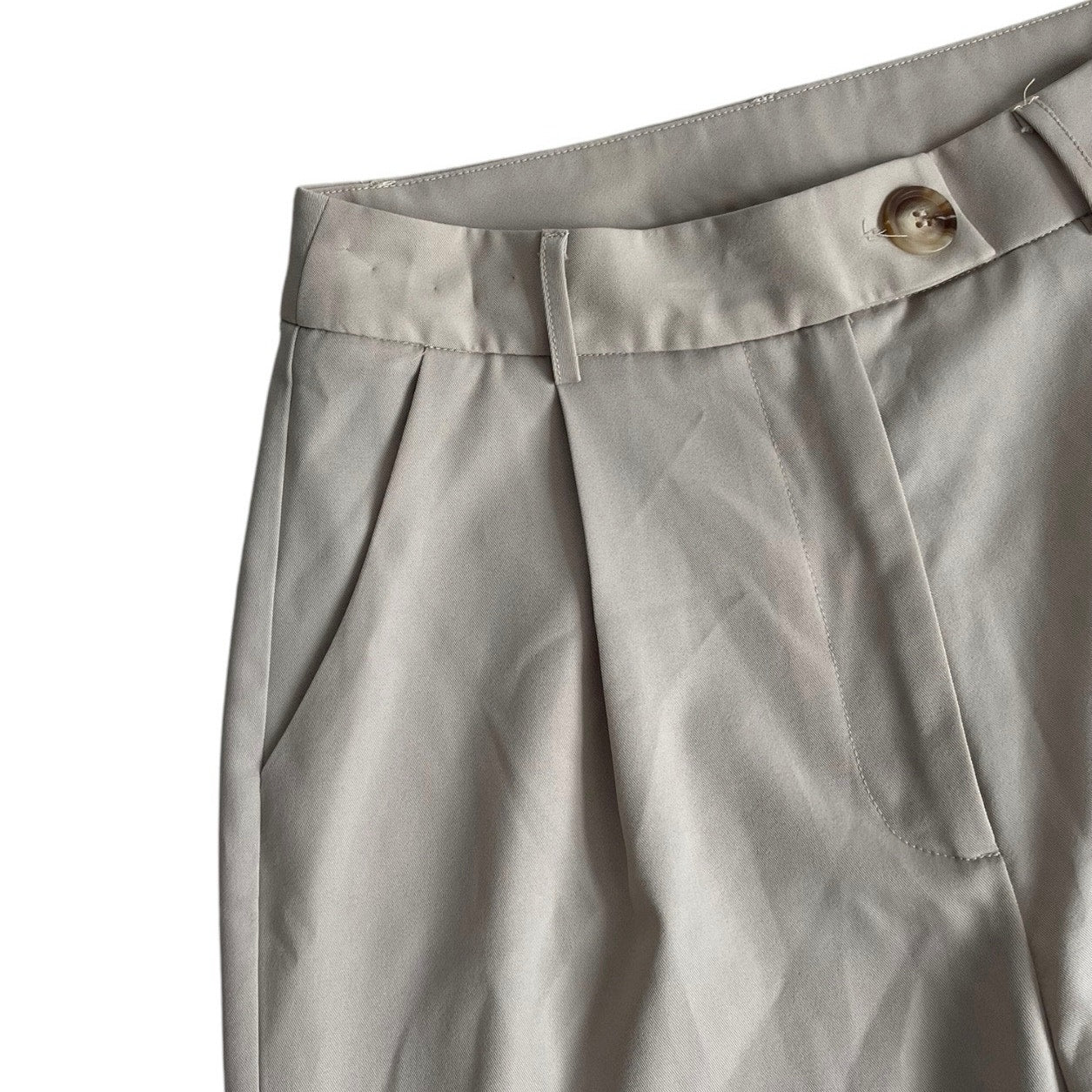 NWOT Cider Tan Wide Leg High Rise Trousers