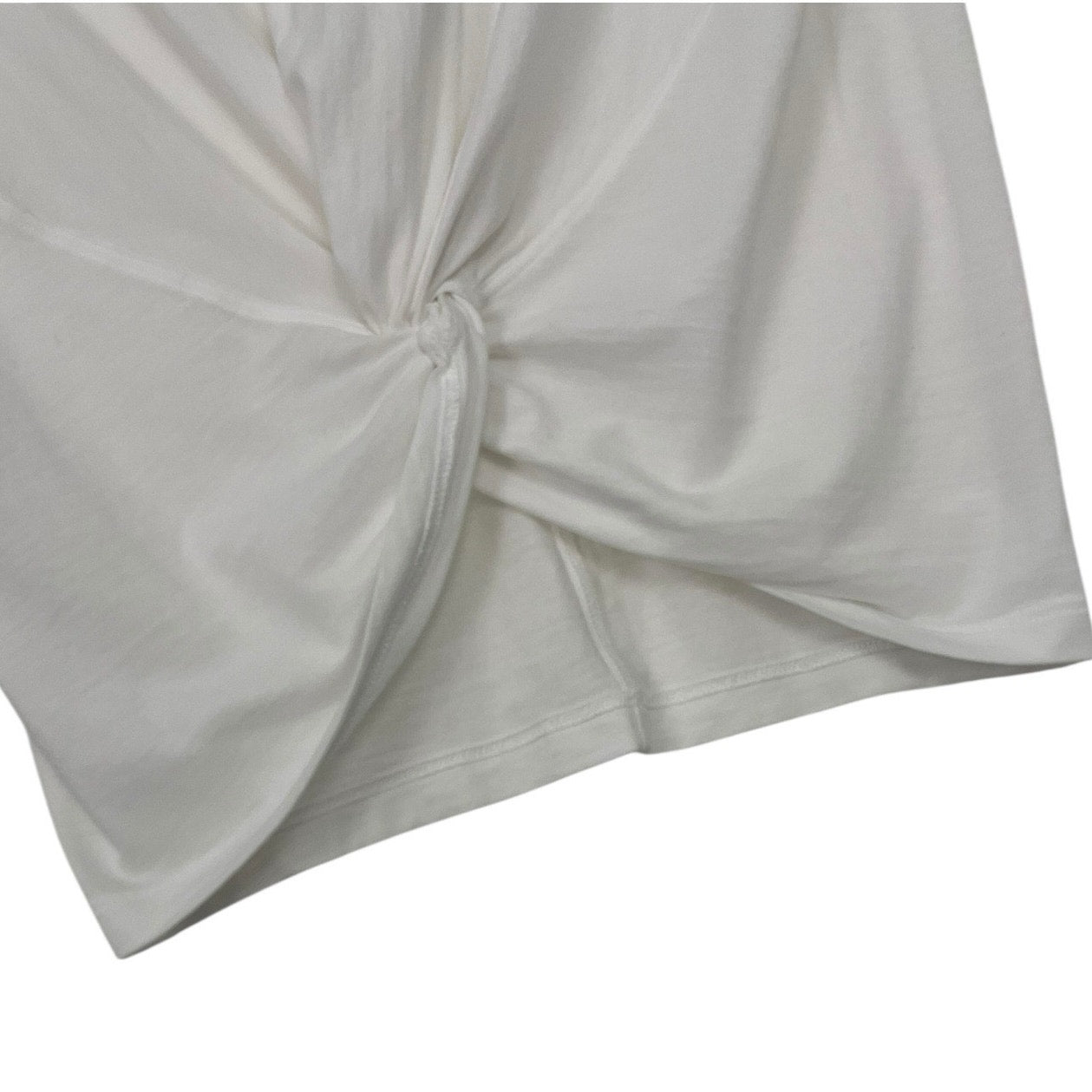 Lululemon Athletica White Short Sleeve Faux Wrap Top