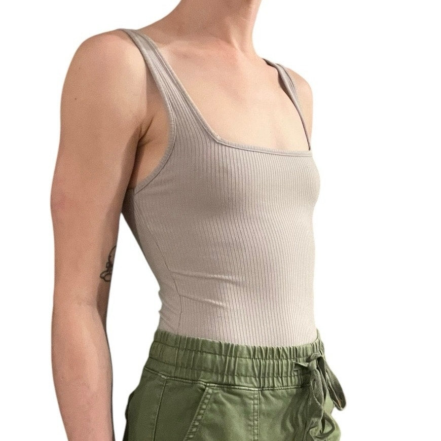 Forever 21 Light Purple Ribbed Bodysuit