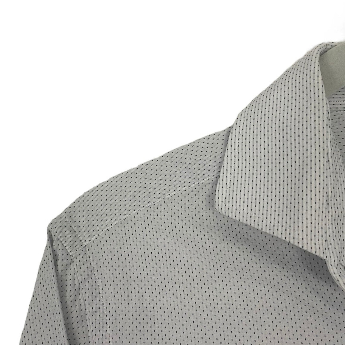 Ben Sherman Mens Tailored Slim Fit Polka Dot Long Sleeve Button Down
