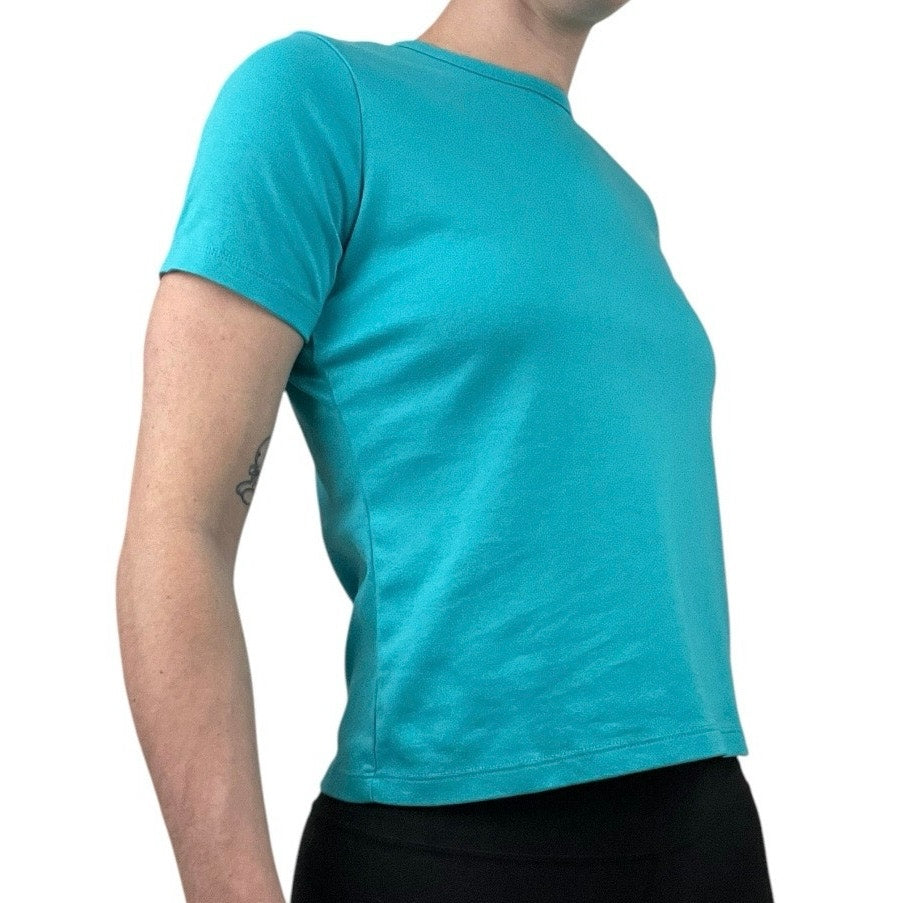 L.L. Bean Soft Blue Short Sleeve Top