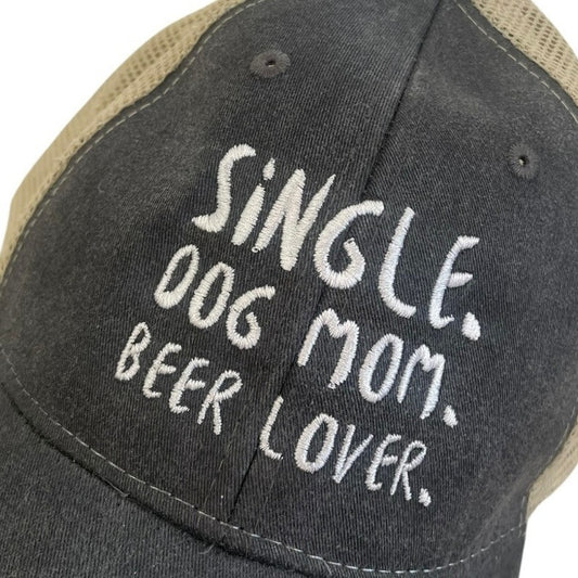 Adams Graphic Distressed Snapback Trucker Hat