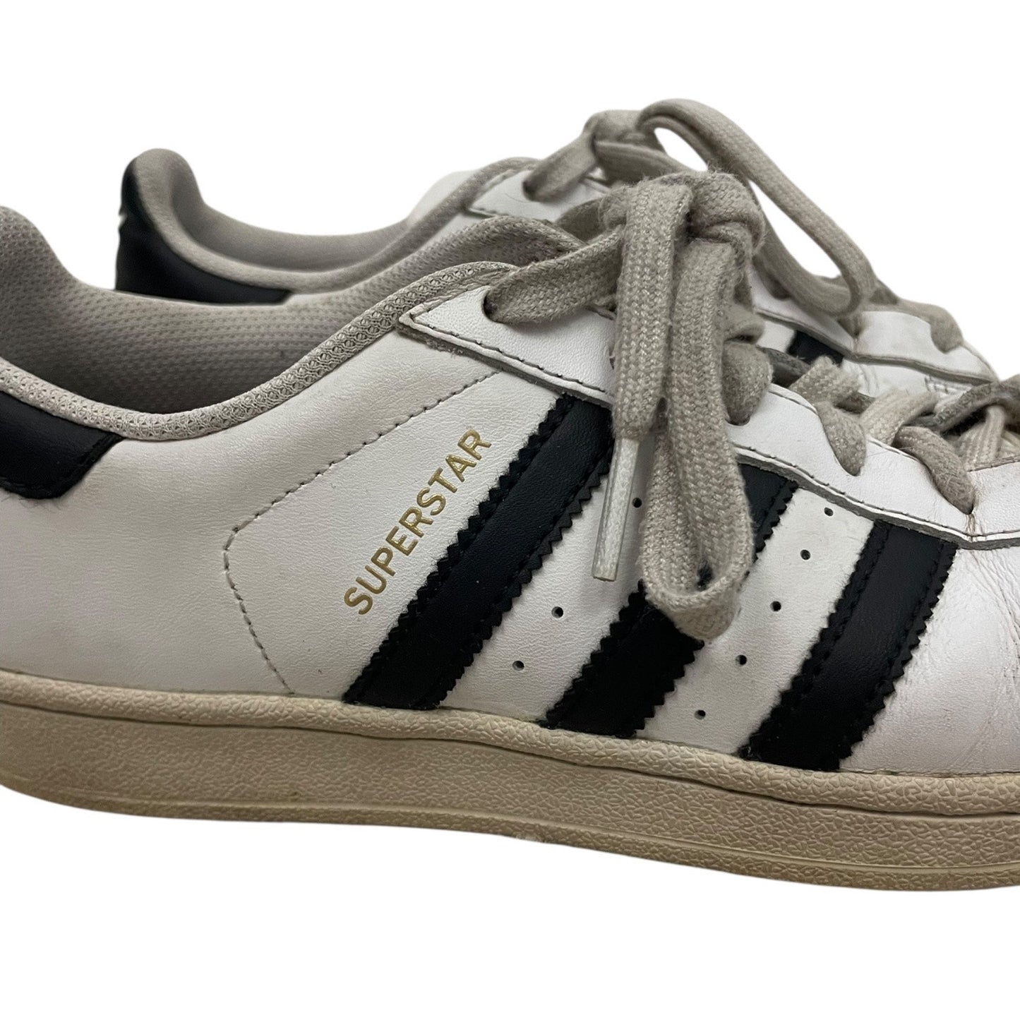 Adidas Black & White Superstar Sneakers