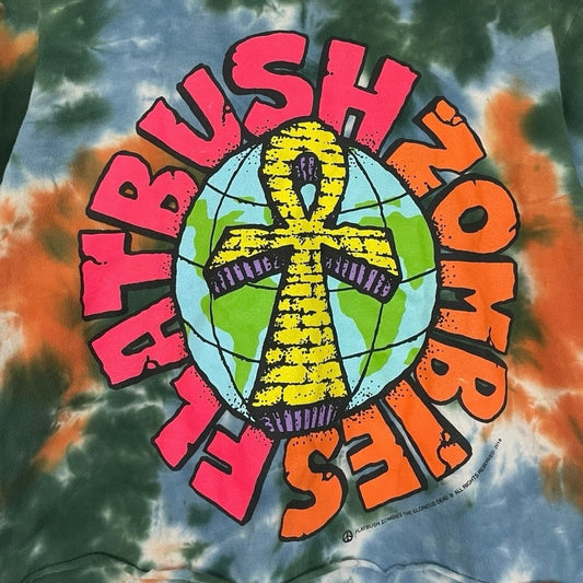 Authentic 2018 Flatbush Zombies Tie Dye Graphic Tee