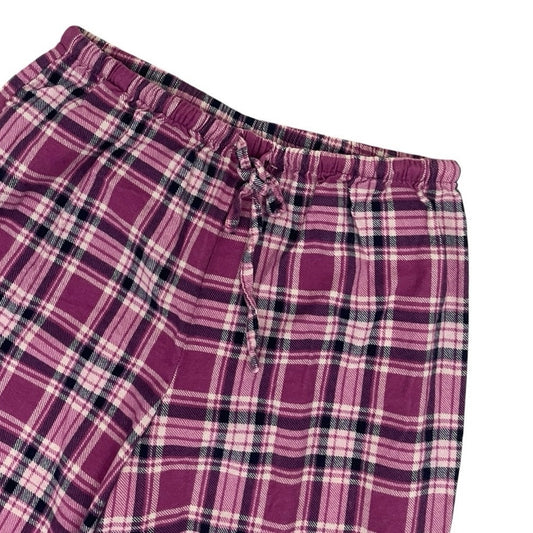 L.L. Bean Pink Plaid Pajama Pants